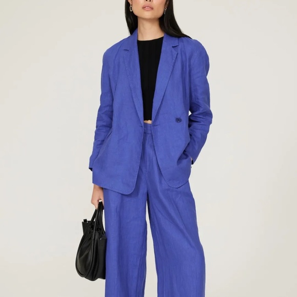 Madewell Jackets & Blazers - Madewell Double Breasted Linen Blazer Size XS